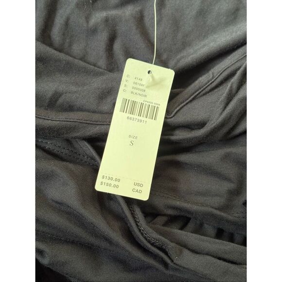 NEW Anthropologie The Daily Practice Robi Wrap Jumpsuit size S Black Athleisure - Picture 6 of 11